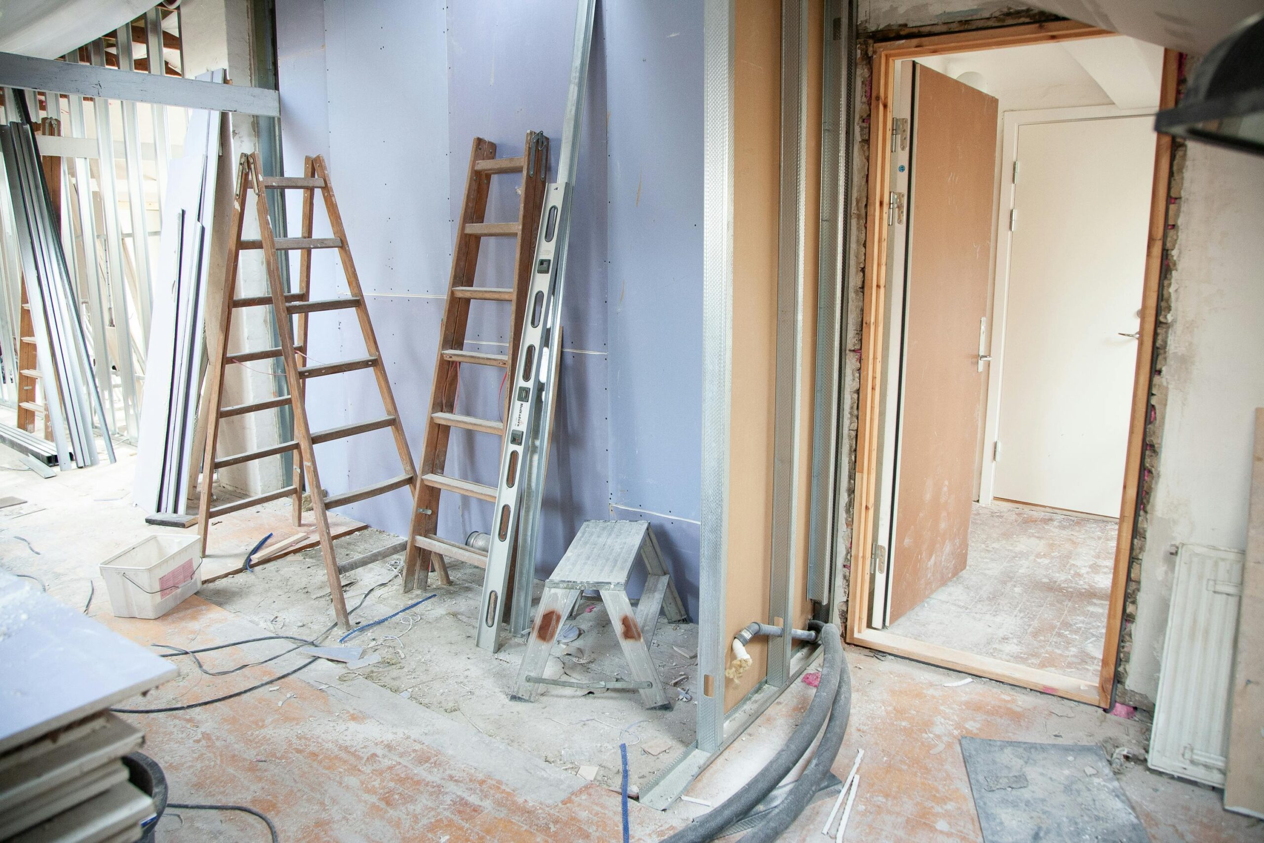 Renovatie werkzaamheden binnen Renovatie